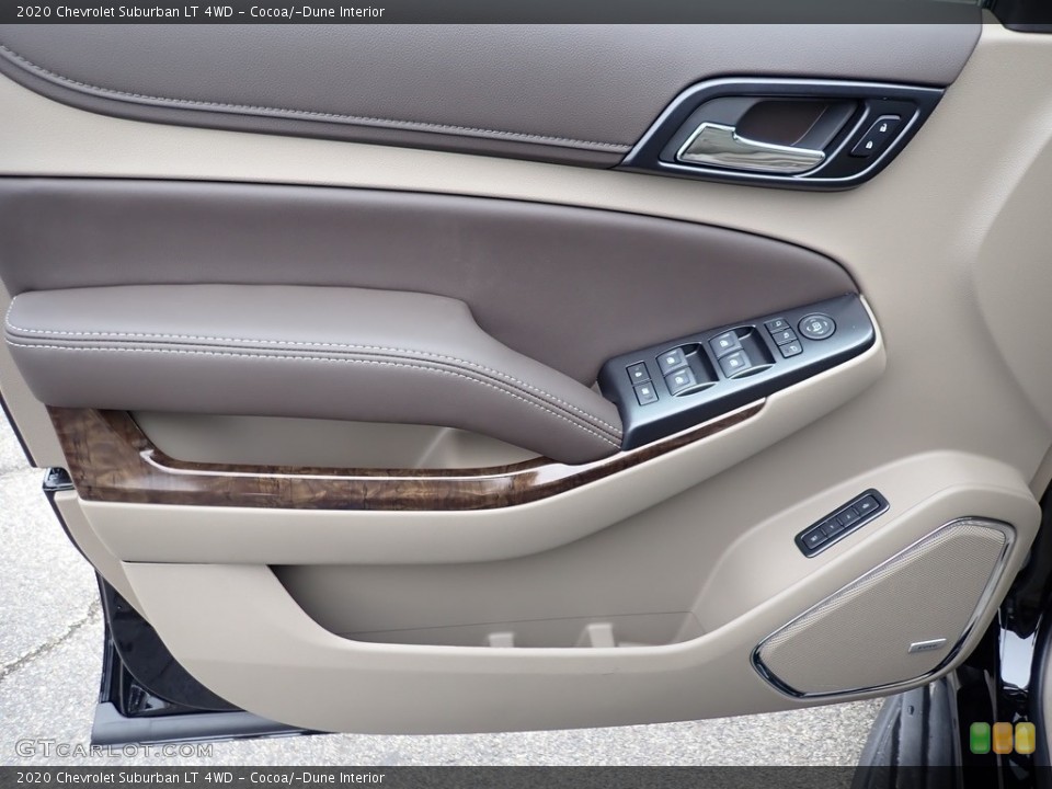 Cocoa/­Dune Interior Door Panel for the 2020 Chevrolet Suburban LT 4WD #137605351