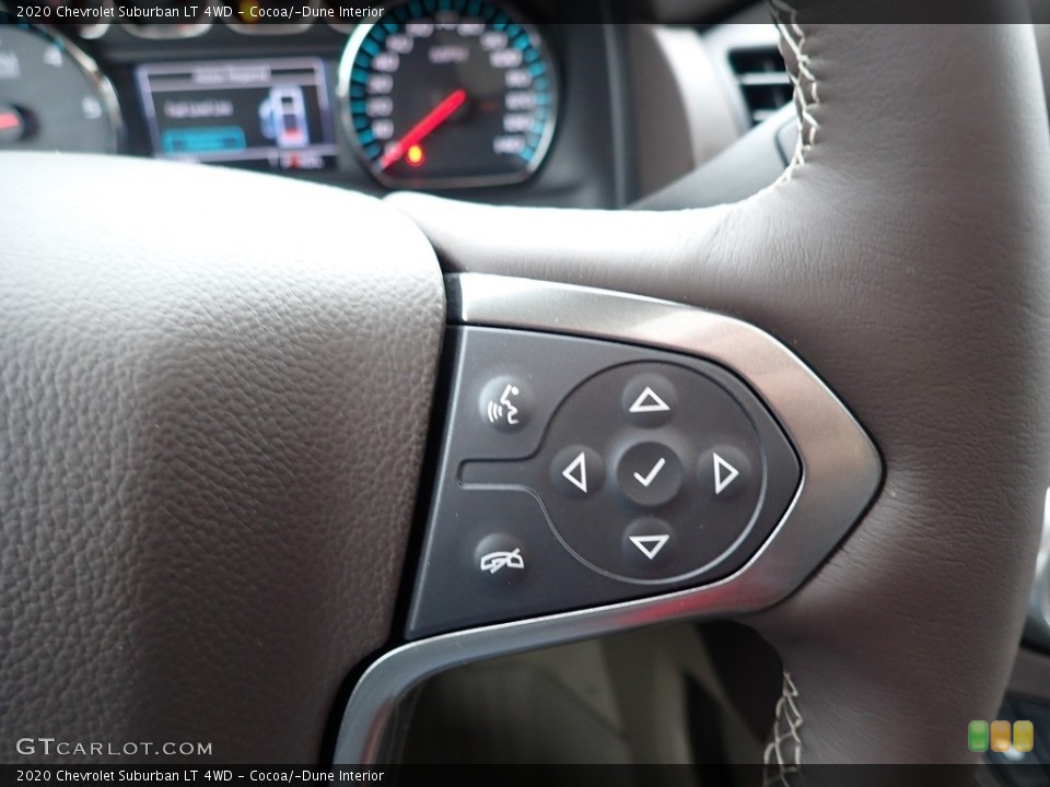 Cocoa/­Dune Interior Steering Wheel for the 2020 Chevrolet Suburban LT 4WD #137605459