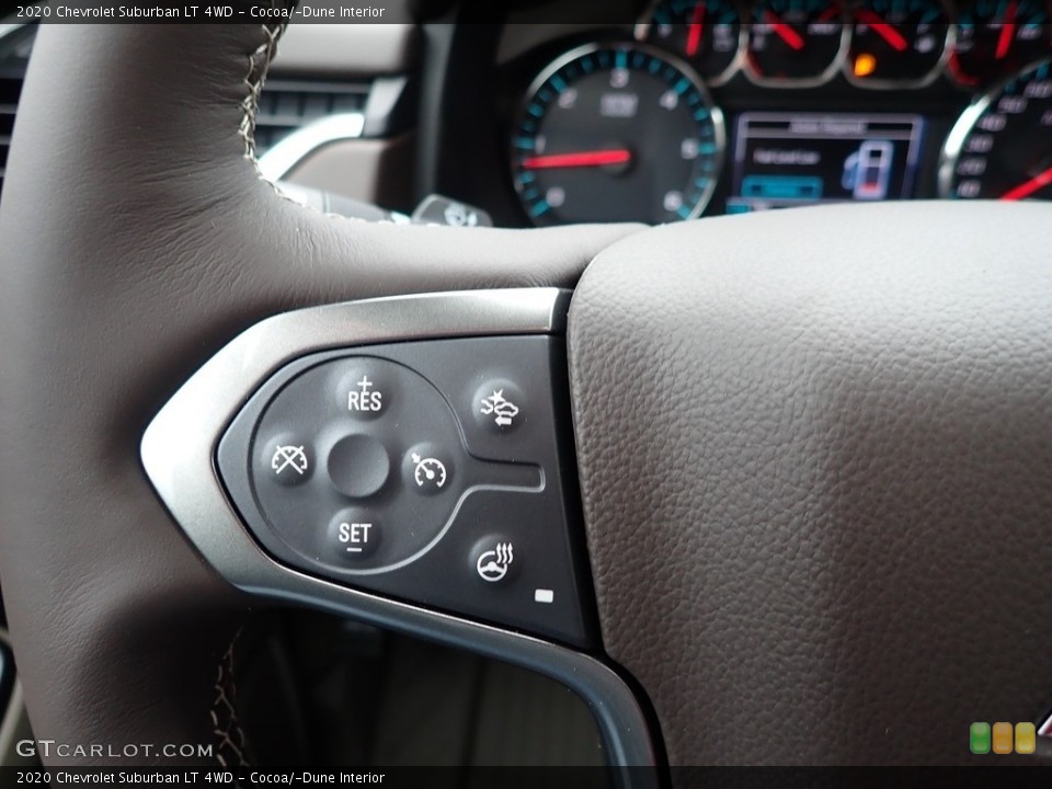 Cocoa/­Dune Interior Steering Wheel for the 2020 Chevrolet Suburban LT 4WD #137605486
