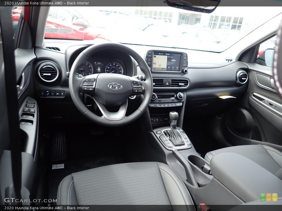 Black Interior Photo for the 2020 Hyundai Kona Ultimate AWD #137608237