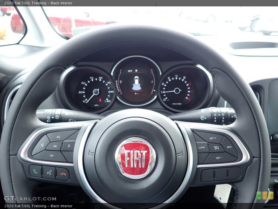 Black 2020 Fiat 500L Interiors