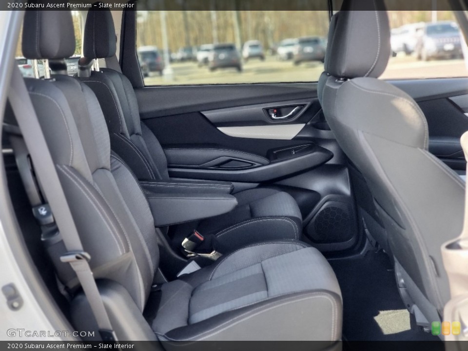 Slate Interior Rear Seat for the 2020 Subaru Ascent Premium #137614951