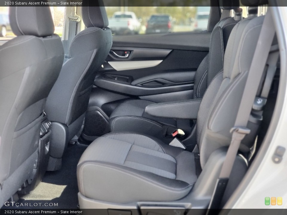 Slate Interior Rear Seat for the 2020 Subaru Ascent Premium #137614993