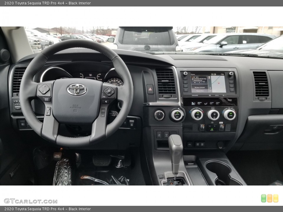 Black Interior Dashboard for the 2020 Toyota Sequoia TRD Pro 4x4 #137621523