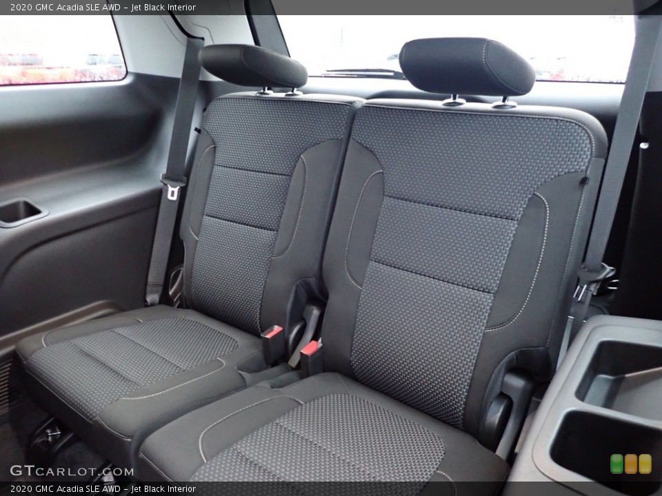 Jet Black Interior Rear Seat for the 2020 GMC Acadia SLE AWD #137621613
