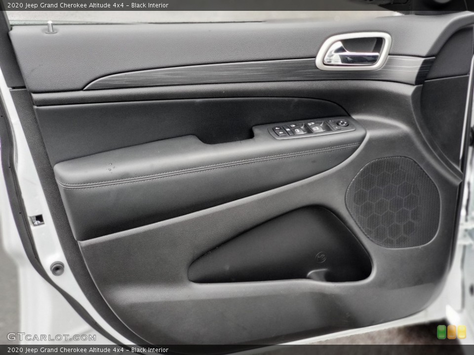 Black Interior Door Panel for the 2020 Jeep Grand Cherokee Altitude 4x4 #137626596