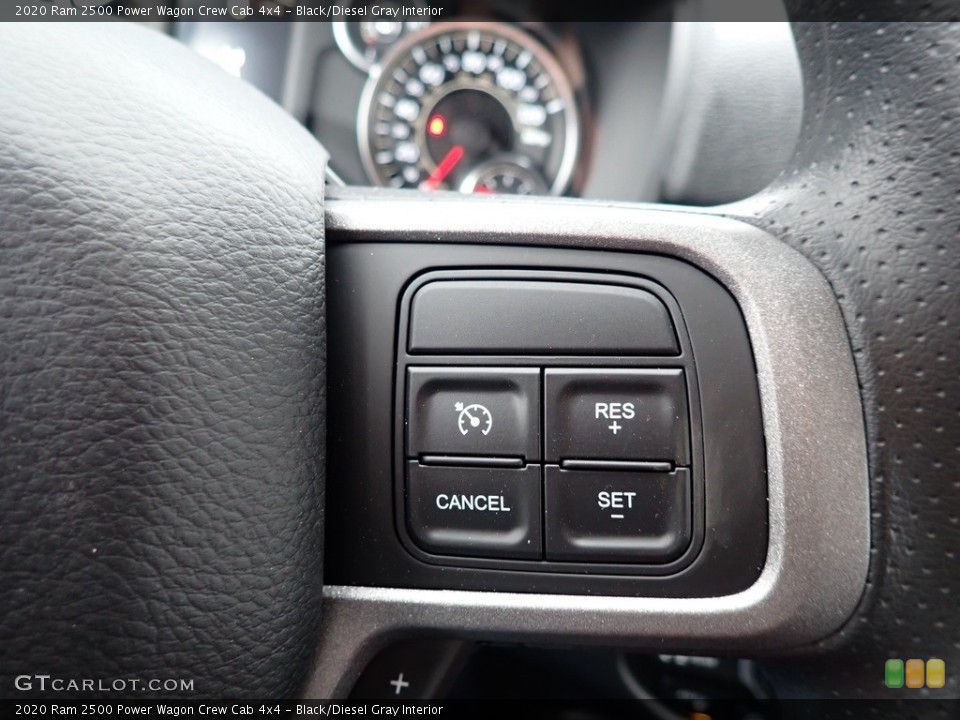 Black/Diesel Gray Interior Steering Wheel for the 2020 Ram 2500 Power Wagon Crew Cab 4x4 #137627805