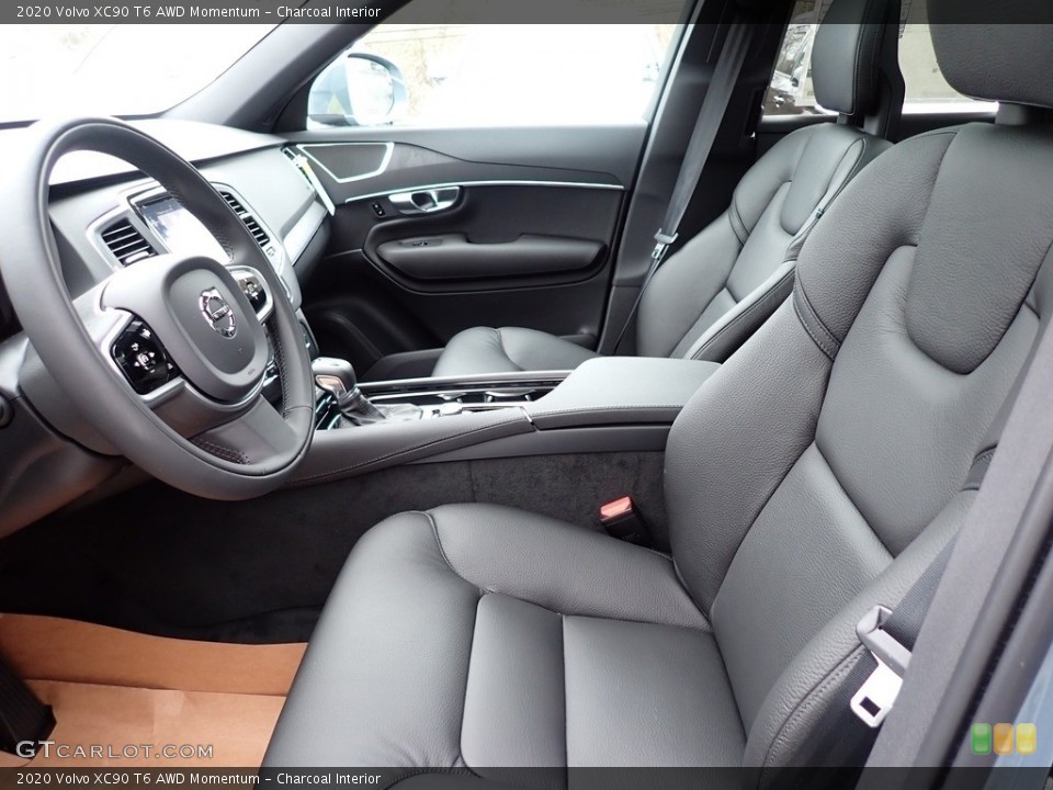 Charcoal Interior Front Seat for the 2020 Volvo XC90 T6 AWD Momentum #137633873