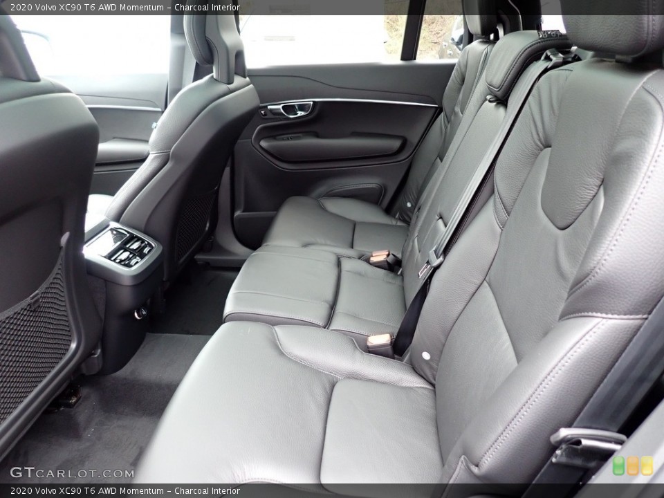 Charcoal Interior Rear Seat for the 2020 Volvo XC90 T6 AWD Momentum #137633900
