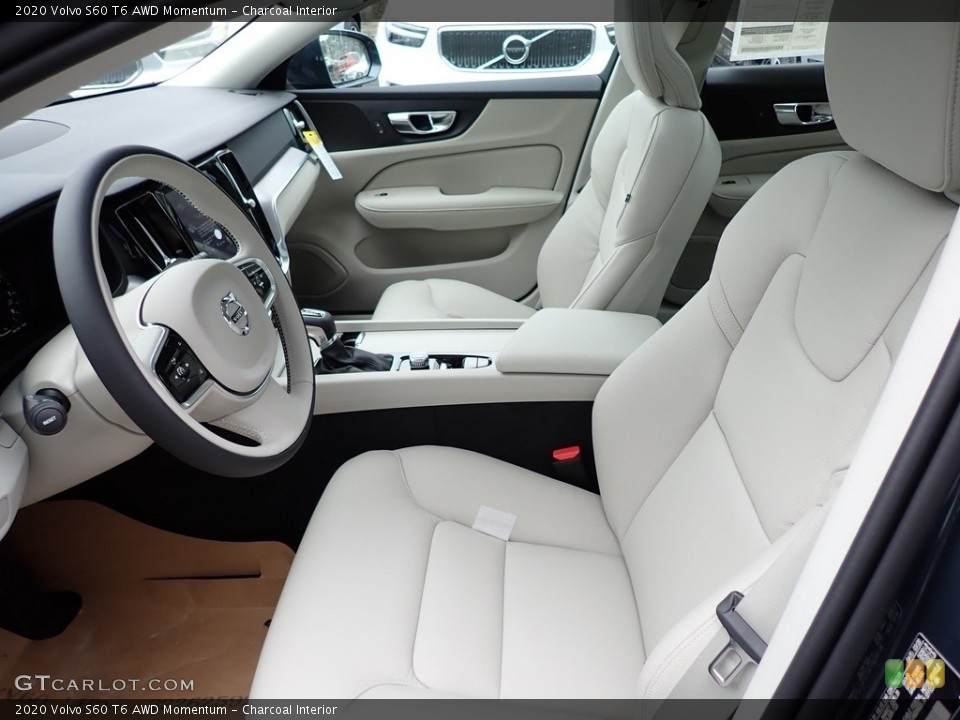 Charcoal Interior Front Seat for the 2020 Volvo S60 T6 AWD Momentum #137634731