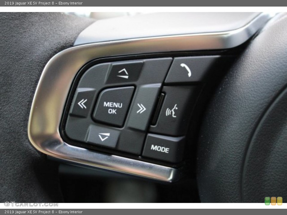 Ebony Interior Steering Wheel for the 2019 Jaguar XE SV Project 8 #137634806