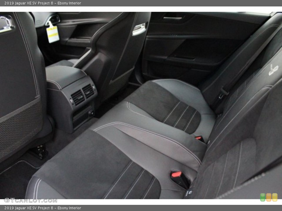 Ebony Interior Rear Seat for the 2019 Jaguar XE SV Project 8 #137634956