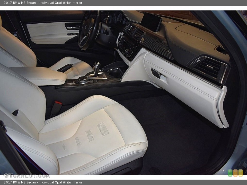 Individual Opal White 2017 BMW M3 Interiors