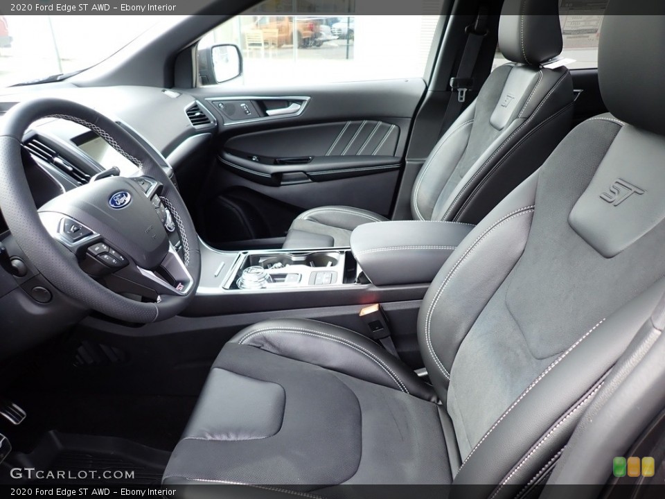 Ebony Interior Front Seat for the 2020 Ford Edge ST AWD #137642093