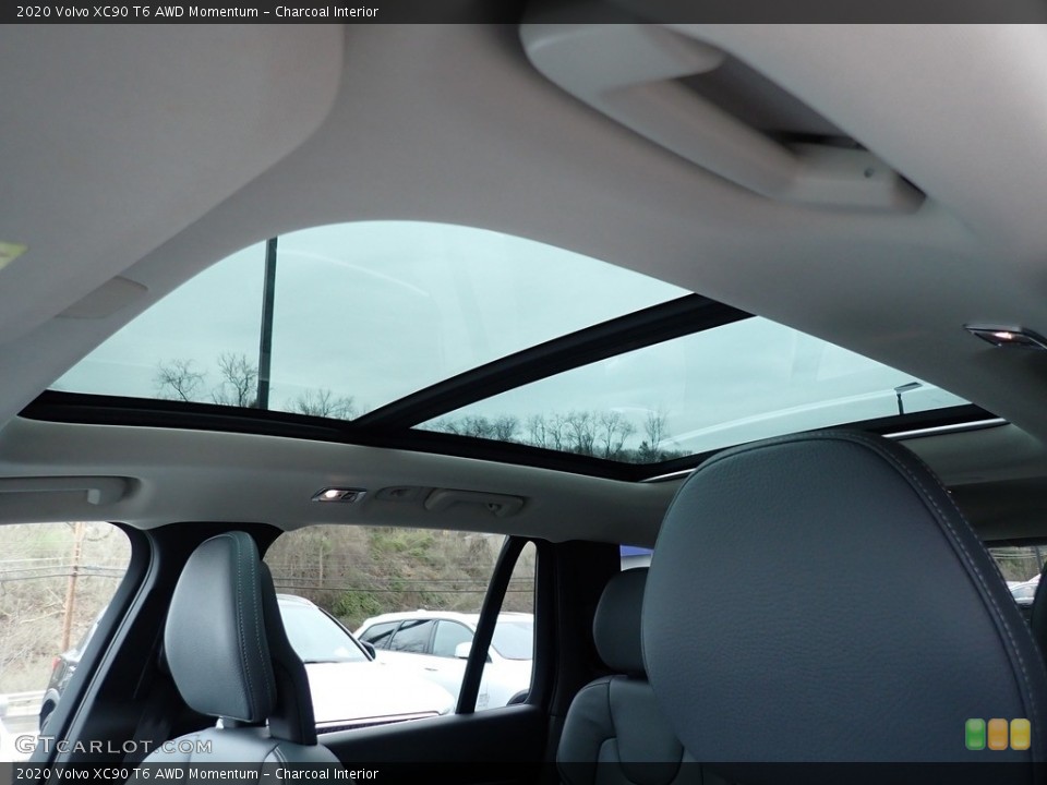 Charcoal Interior Sunroof for the 2020 Volvo XC90 T6 AWD Momentum #137647049