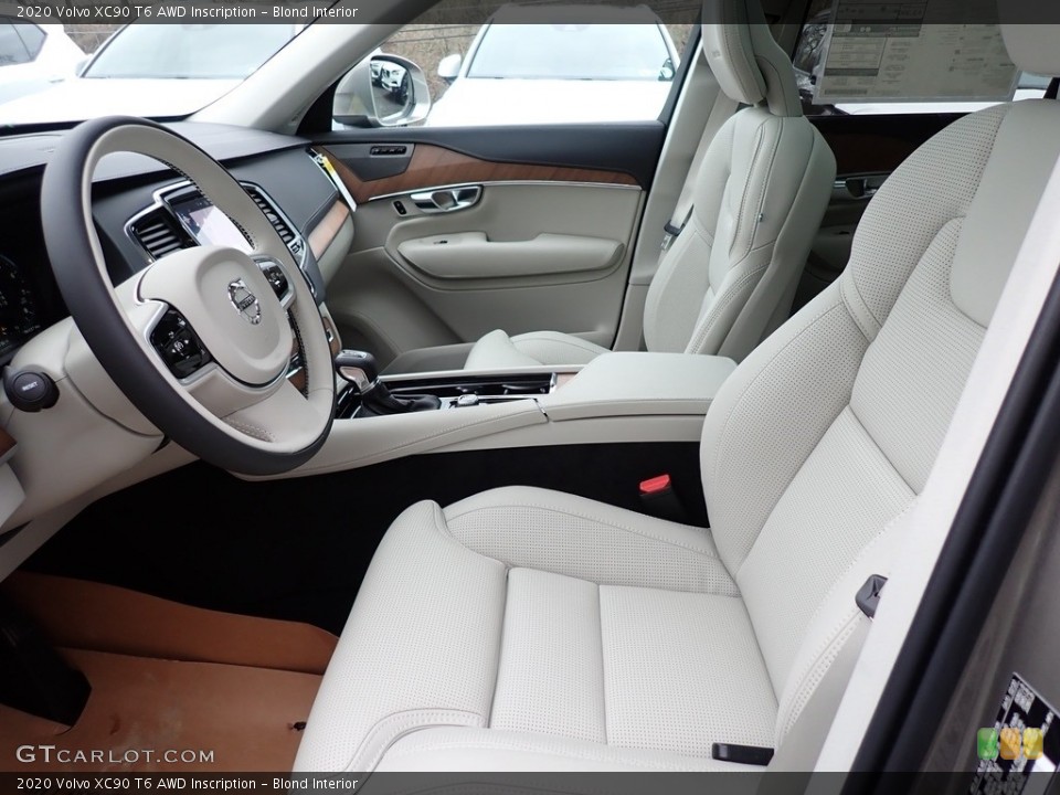 Blond 2020 Volvo XC90 Interiors