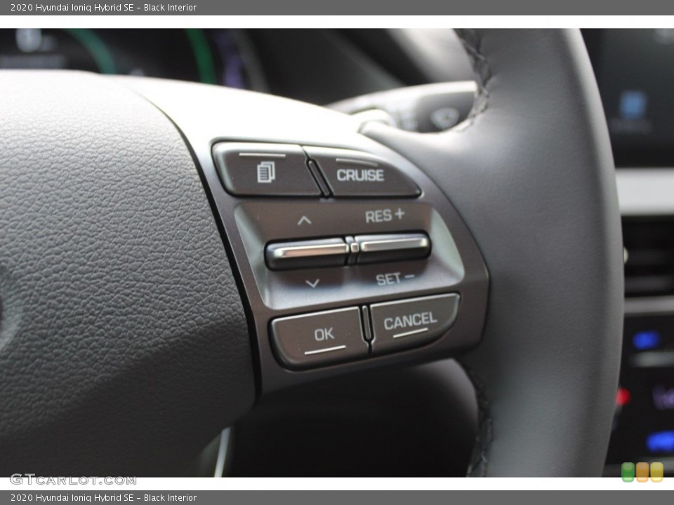 Black Interior Steering Wheel for the 2020 Hyundai Ioniq Hybrid SE #137654142