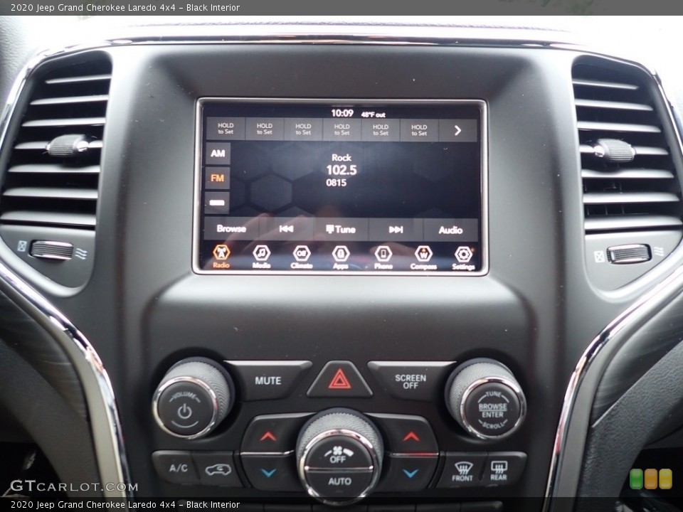 Black Interior Controls for the 2020 Jeep Grand Cherokee Laredo 4x4 #137656530