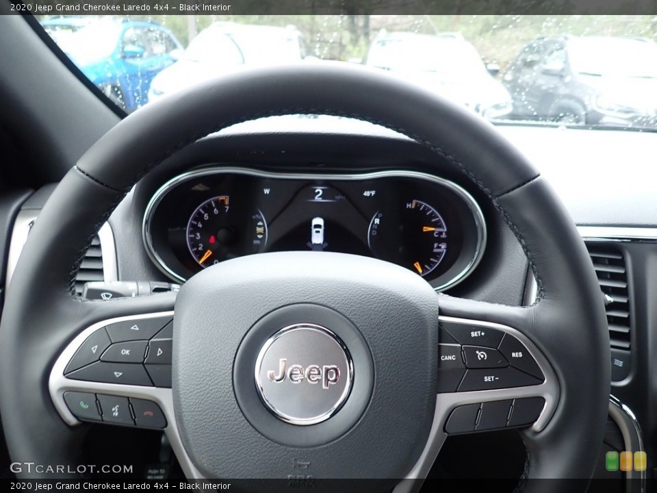 Black Interior Steering Wheel for the 2020 Jeep Grand Cherokee Laredo 4x4 #137656632
