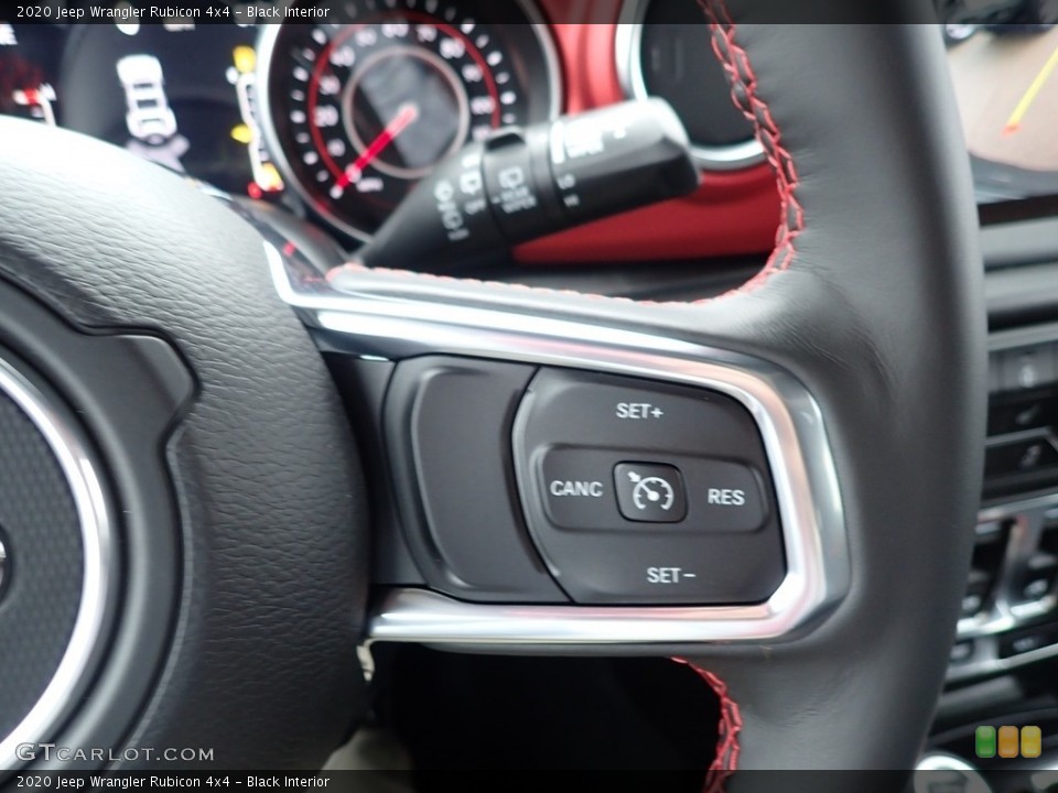 Black Interior Steering Wheel for the 2020 Jeep Wrangler Rubicon 4x4 #137657688