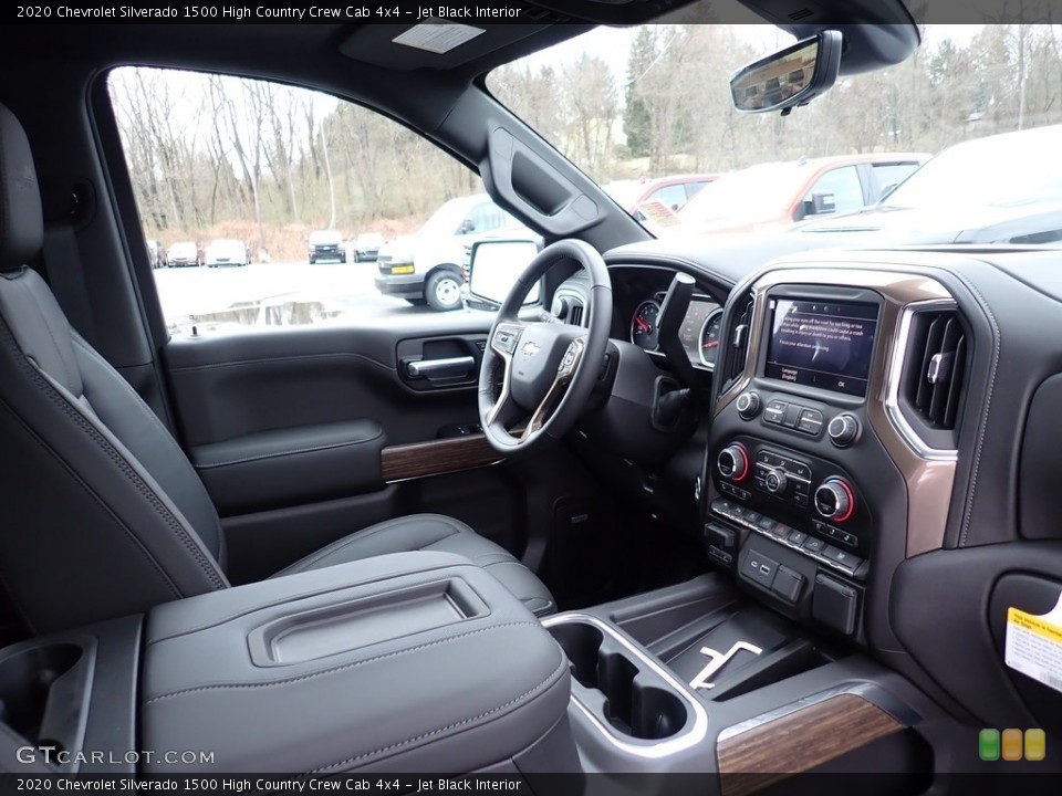Jet Black Interior Dashboard for the 2020 Chevrolet Silverado 1500 High Country Crew Cab 4x4 #137657853