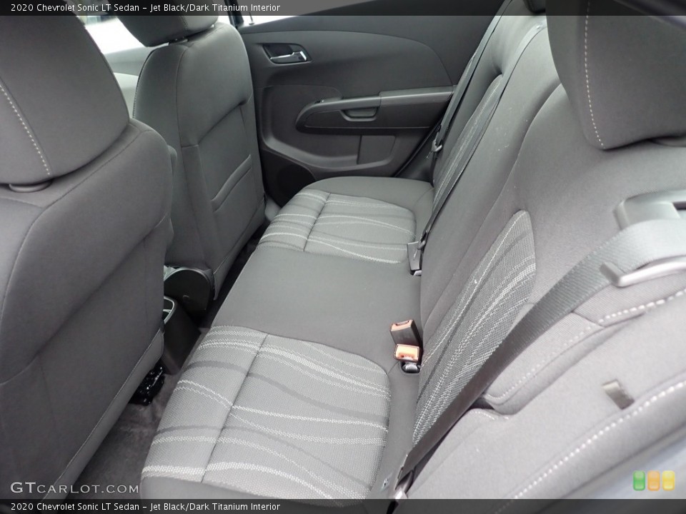 Jet Black/Dark Titanium Interior Rear Seat for the 2020 Chevrolet Sonic LT Sedan #137659458