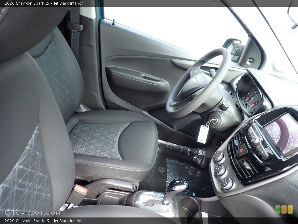 Jet Black Interior Front Seat for the 2020 Chevrolet Spark LS #137661734
