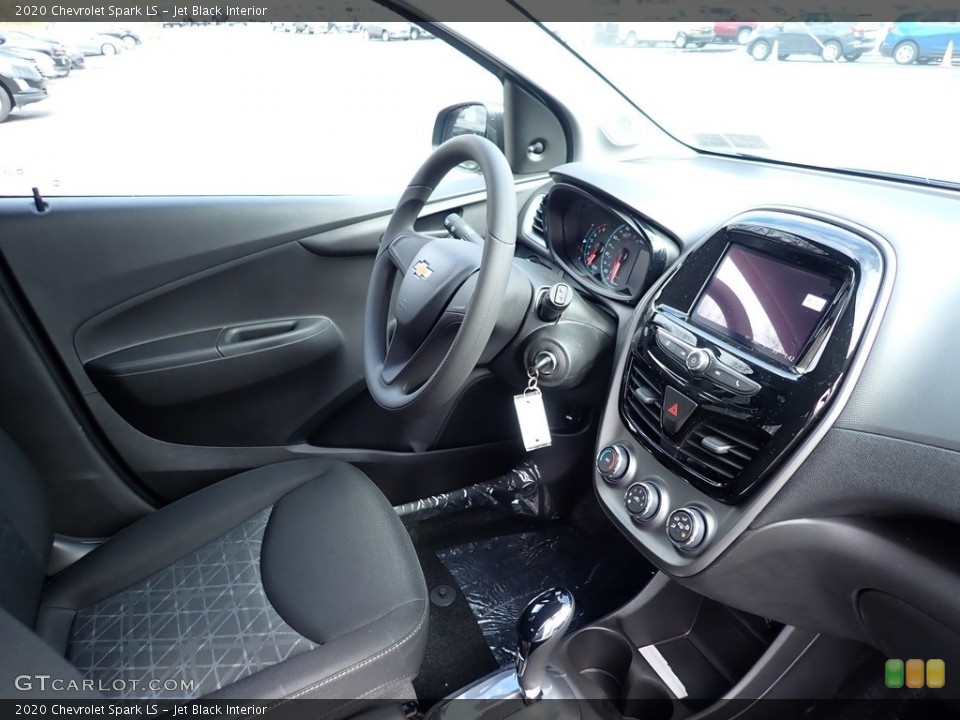Jet Black Interior Dashboard for the 2020 Chevrolet Spark LS #137661759