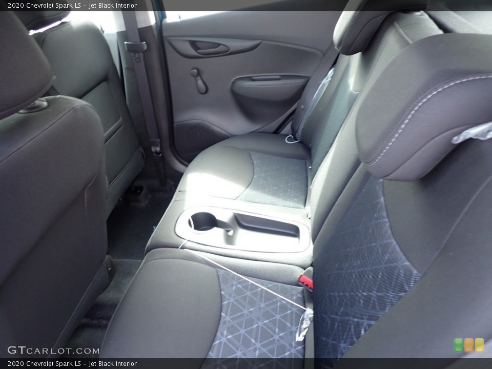 Jet Black Interior Rear Seat for the 2020 Chevrolet Spark LS #137661780