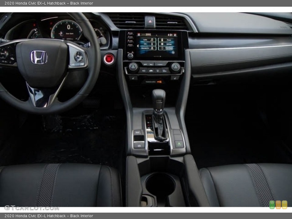 Black Interior Dashboard for the 2020 Honda Civic EX-L Hatchback #137663448