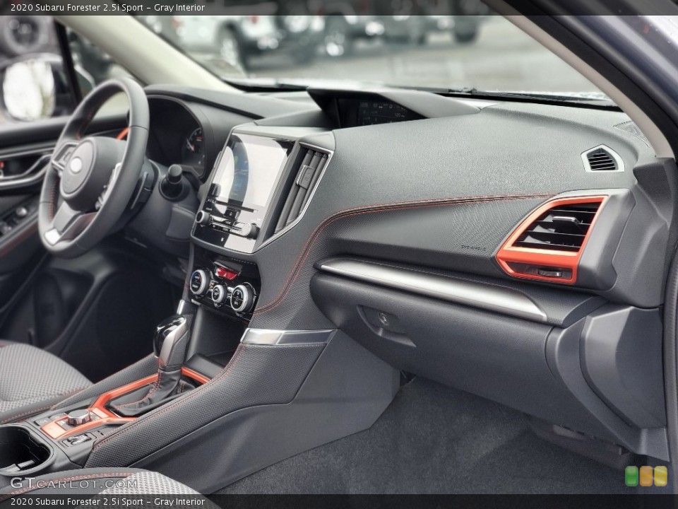 Gray Interior Dashboard for the 2020 Subaru Forester 2.5i Sport #137665695