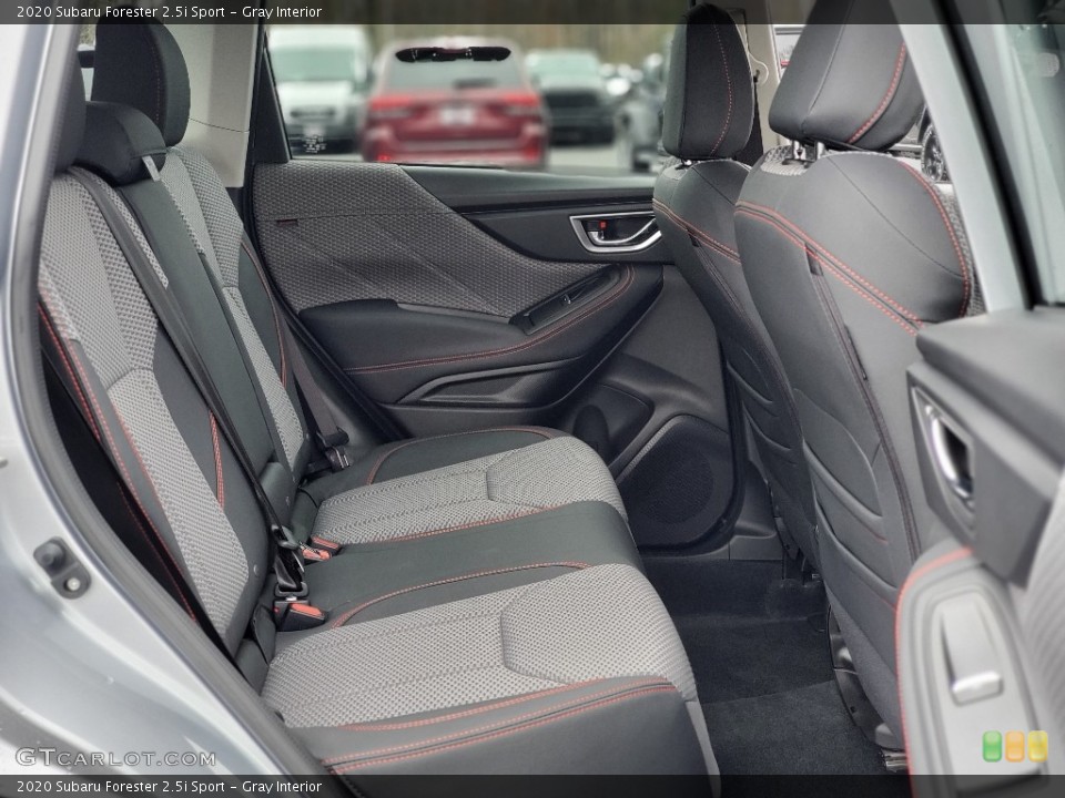 Gray Interior Rear Seat for the 2020 Subaru Forester 2.5i Sport #137665764