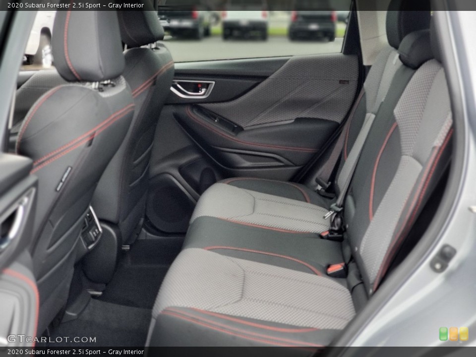 Gray Interior Rear Seat for the 2020 Subaru Forester 2.5i Sport #137665881