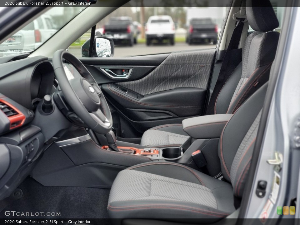 Gray Interior Front Seat for the 2020 Subaru Forester 2.5i Sport #137666010