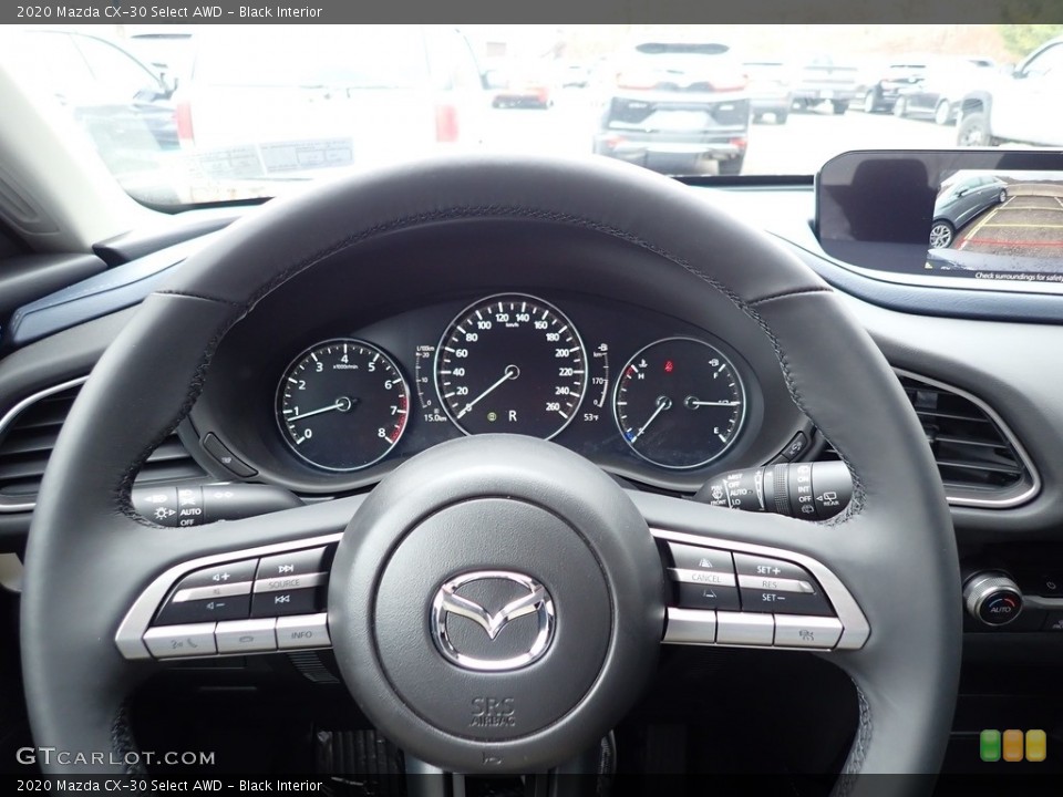 Black Interior Steering Wheel for the 2020 Mazda CX-30 Select AWD #137667568
