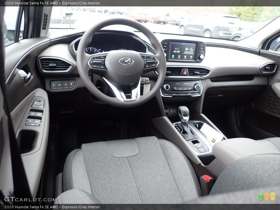 Espresso/Gray Interior Photo for the 2020 Hyundai Santa Fe SE AWD #137668347