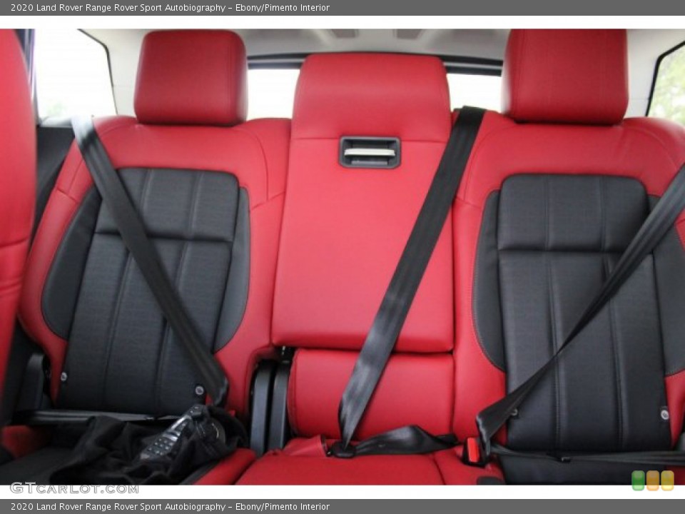 Ebony/Pimento Interior Rear Seat for the 2020 Land Rover Range Rover Sport Autobiography #137679532