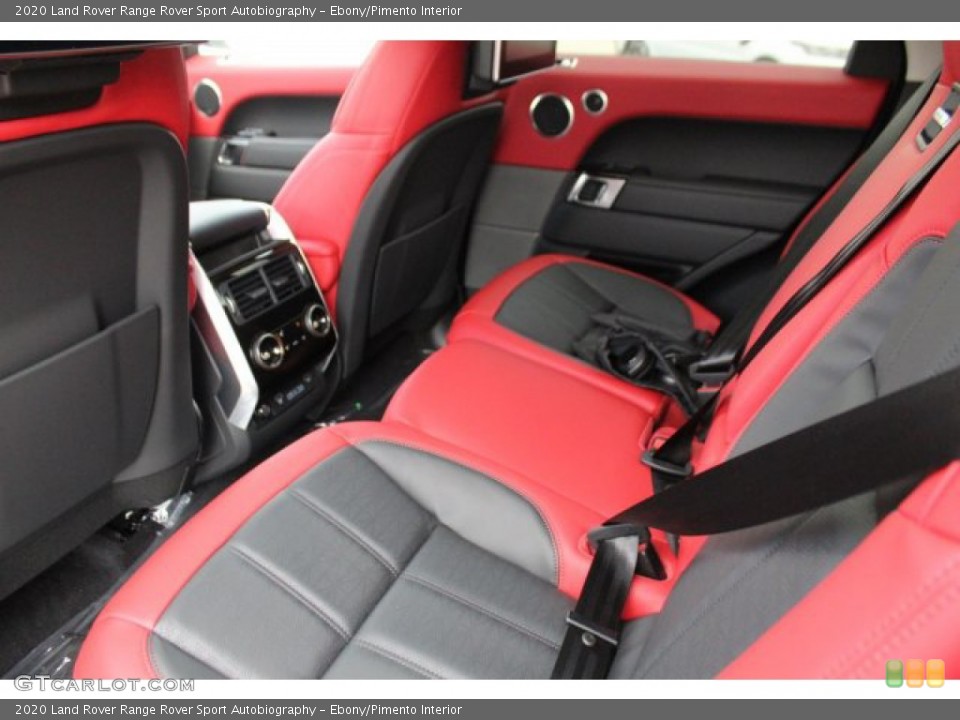 Ebony/Pimento Interior Rear Seat for the 2020 Land Rover Range Rover Sport Autobiography #137679619