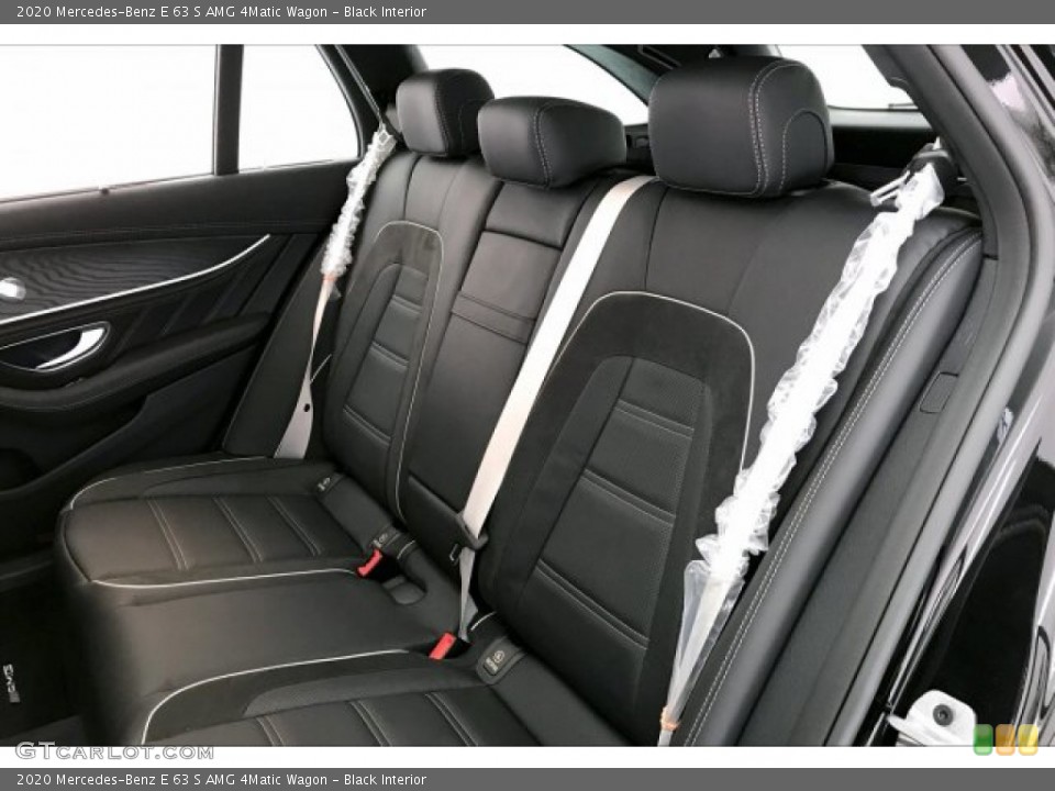 Black Interior Rear Seat for the 2020 Mercedes-Benz E 63 S AMG 4Matic Wagon #137685143