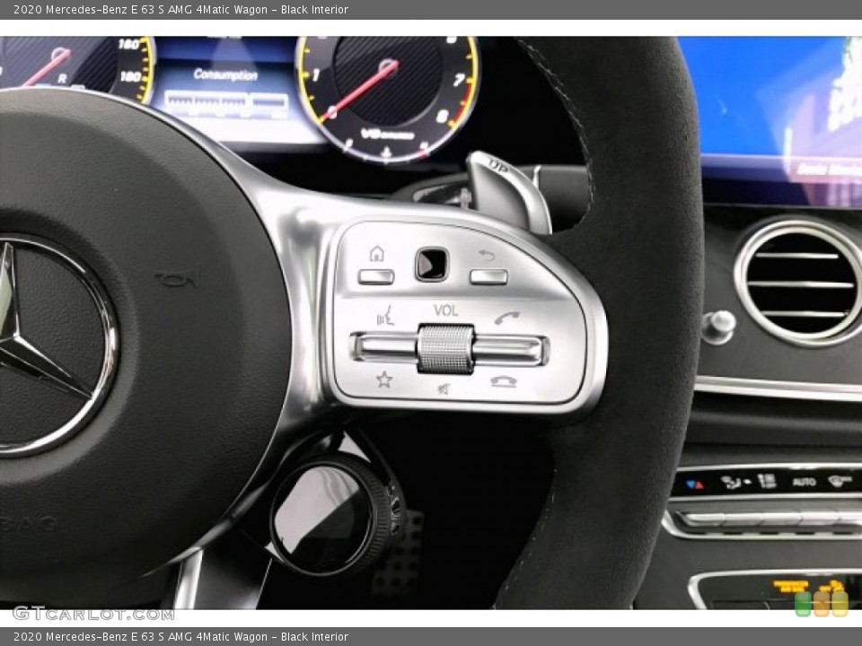 Black Interior Steering Wheel for the 2020 Mercedes-Benz E 63 S AMG 4Matic Wagon #137685230