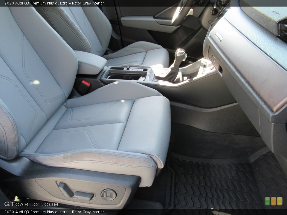 Rotor Gray Interior Front Seat for the 2020 Audi Q3 Premium Plus quattro #137689004