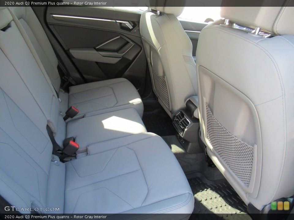 Rotor Gray Interior Rear Seat for the 2020 Audi Q3 Premium Plus quattro #137689024