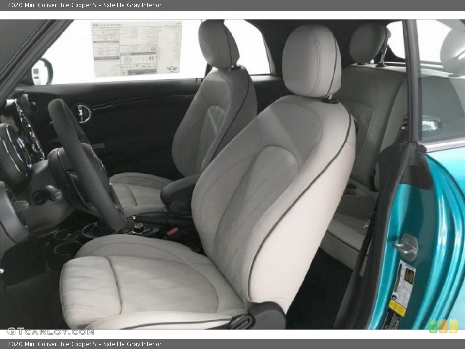 Satellite Gray Interior Front Seat for the 2020 Mini Convertible Cooper S #137691422