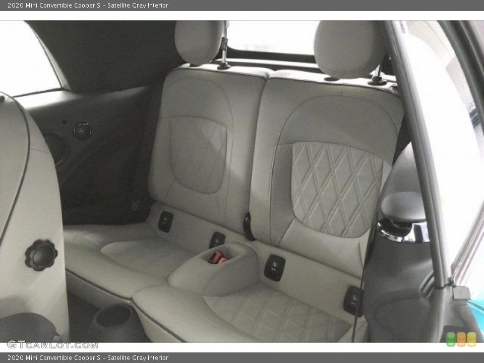 Satellite Gray Interior Rear Seat for the 2020 Mini Convertible Cooper S #137691458