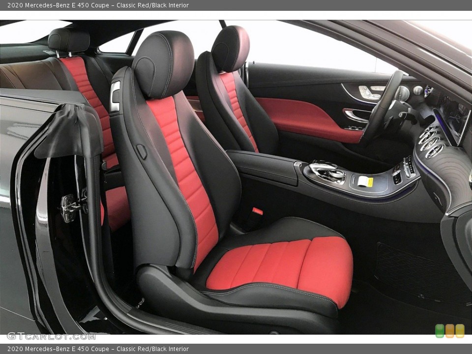 Classic Red/Black Interior Photo for the 2020 Mercedes-Benz E 450 Coupe #137696743