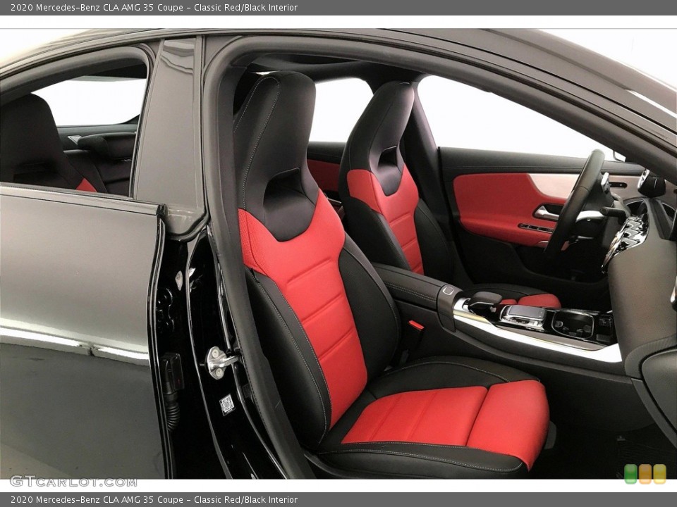 Classic Red/Black Interior Front Seat for the 2020 Mercedes-Benz CLA AMG 35 Coupe #137698507