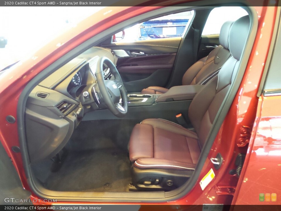 Sangria/Jet Black Interior Photo for the 2020 Cadillac CT4 Sport AWD #137703481