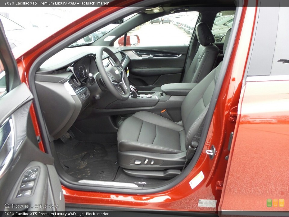 Jet Black Interior Front Seat for the 2020 Cadillac XT5 Premium Luxury AWD #137703766