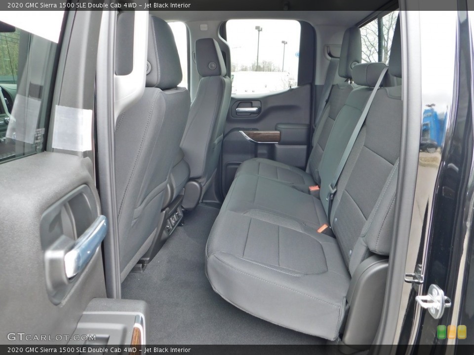 Jet Black Interior Rear Seat for the 2020 GMC Sierra 1500 SLE Double Cab 4WD #137707275