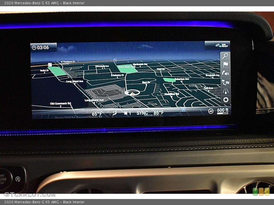 Black Interior Navigation for the 2020 Mercedes-Benz G 63 AMG #137709508